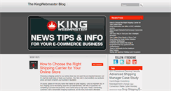 Desktop Screenshot of blog.kingwebmaster.com